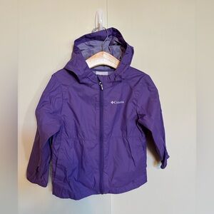 Columbia Purple Kids Raincoat